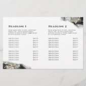 黒マーリングデザイン2折パンフレット (裏面)