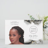 黒マーリングデザイン2折パンフレット (スタンド正面)