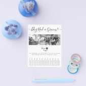 黒ミニマルと白の犬のグルーミング追加ロゴ チラシ (シングル)