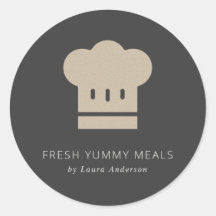 黒ミニマルク素朴ラフトシェフハットケータリング