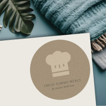 黒ミニマルク素朴ラフトシェフハットケータリング