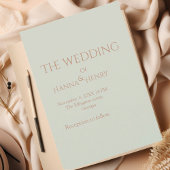 黒ミニマルバラ金ゴールドモダン招待 招待状