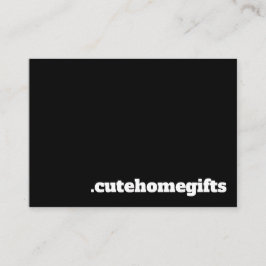 黒ミニマルモダンエレガント 名刺