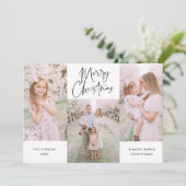 黒ミニマル筆書道孔里 シーズンカード (スタンド正面)