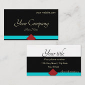 黒ミニマル 名刺 (正面/裏面)