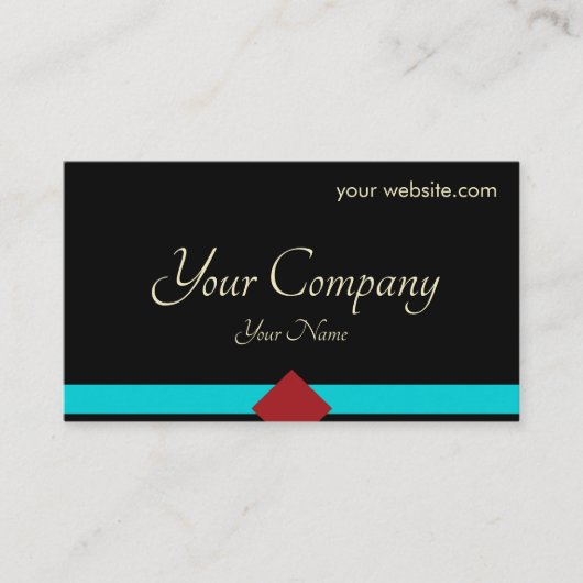 黒ミニマル 名刺 (正面)