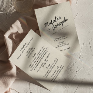 黒モダンお洒落レトロ結婚 招待状