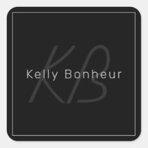 黒モダンとグレー |名カッコいい前&モノグラム