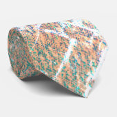 黒モダンと白と茶色と緑かわいいネックタイ ネクタイ (ロール)
