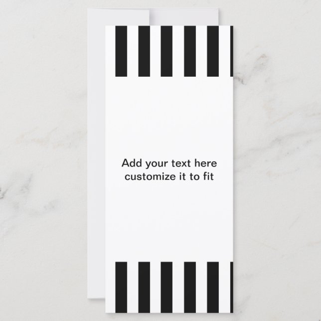 黒モダンと白のストライプパターン (正面)