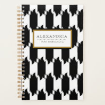 黒モダンと白のブラシストローク