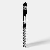 黒モダンと白スタイリッシュ Case-Mate iPhoneケース (裏面 / 右)