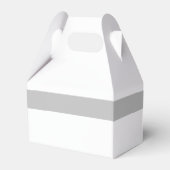 黒モダンと白結婚の フェイバーボックス (裏面サイド)