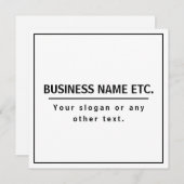 黒モダンと白 (正面/裏面)