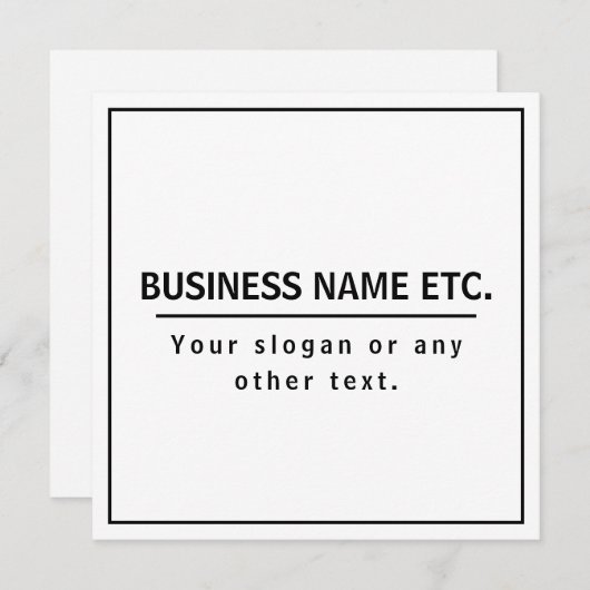 黒モダンと白 (正面/裏面)