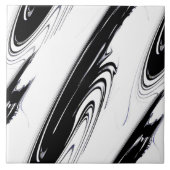 黒モダンと白 タイル (正面)