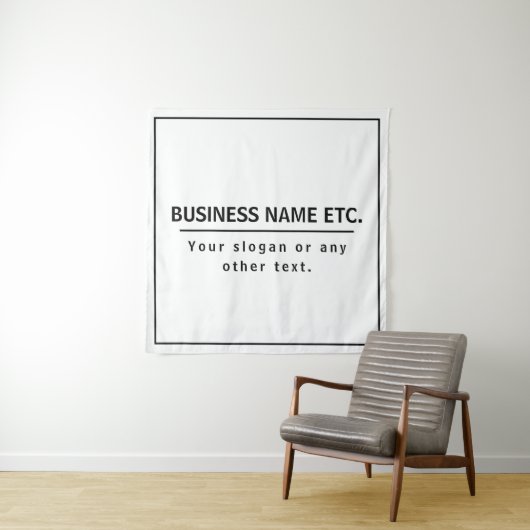 黒モダンと白 タペストリー (インサイチュ)