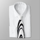 黒モダンと白 ネクタイ (タイ)
