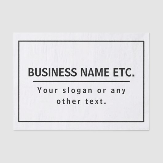 黒モダンと白 薄葉紙 (正面)