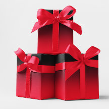 黒モダンと赤グラデーション