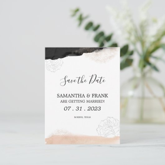 黒モダンと赤面ピンク日付を保存 (スタンド正面)