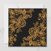 黒モダンと金ゴールドのマイルストーンの記念日 サンキューカード (裏面)