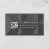 黒モダンと銀の屋根の建築修復 名刺 (裏面)