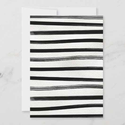 黒モダンのクリスマス冬の結婚式場 招待状 (裏面)