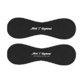 黒モダンのスクリプト名 野球ボール (パネル)