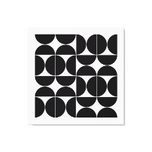 黒モダンの半円