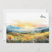 黒モダンはっきりしたと白のスクリプト セーブザデート (裏面)