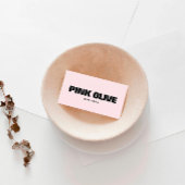 黒モダンはっきりしたタイポグラフィ 名刺