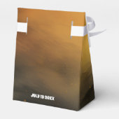 黒モダンはっきりした金ゴールドボー結婚ズ フェイバーボックス (裏面サイド)