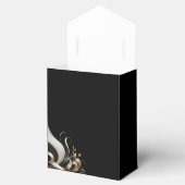 黒モダンエレガントと金ゴールド フェイバーボックス (オープン)