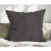 黒モダンエレガントストライプの色 クッション