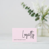 黒モダンエレガントバラホワイト美しい ロイヤリティカード (スタンド正面)