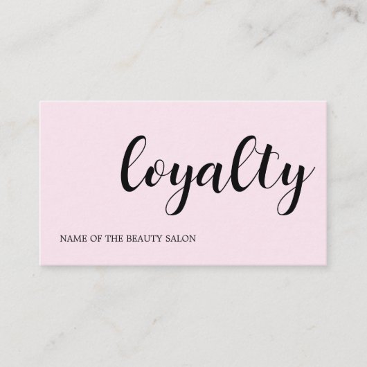 黒モダンエレガントバラホワイト美しい ロイヤリティカード (正面)