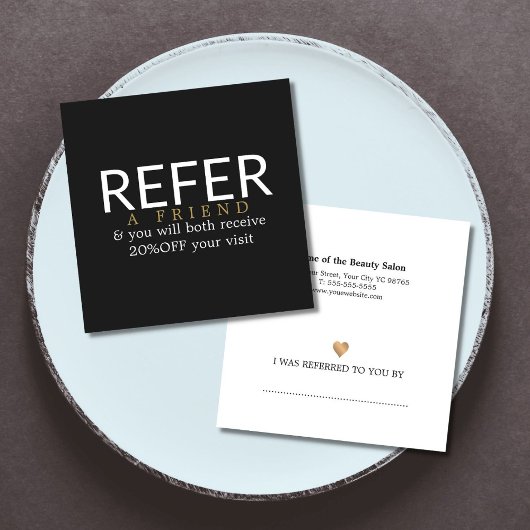 黒モダンエレガントフェイク金ゴールド美しい 紹介カード