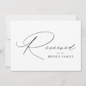 黒モダンエレガント字の結婚予約サイン (裏面)