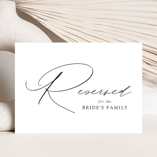 黒モダンエレガント字の結婚予約サイン