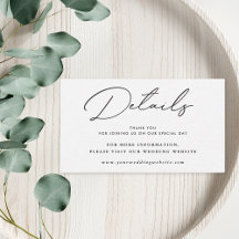 黒モダンエレガント白の結婚詳細