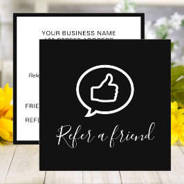 黒モダンエレガント白 紹介カード