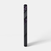 黒モダングリッター幾何学模様 SAMSUNG GALAXYケース (左側面)