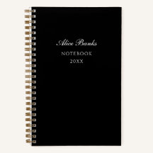 黒モダンシック文字モノグラム