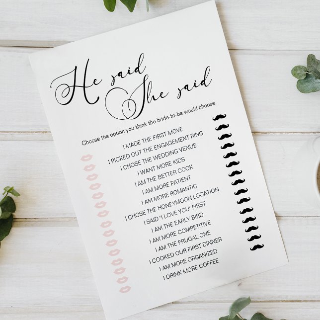 黒モダンシンプル字のスクリプトゲーム彼は彼女が言った (クリエイターアップロード済み)