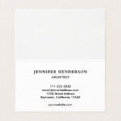 黒モダンスタイリッシュ金ゴールドプロフェッショナル 名刺 (内部フラット)