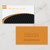 黒モダンスタイリッシュ 名刺 (正面/裏面)