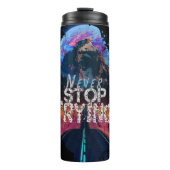 黒モダンストップ男らしは試しず タンブラー (正面)