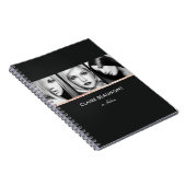 黒モダンバラ金ゴールドシークインサロン3 Photo Card ノートブック (右側)