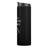 黒モダンピリピ4:13聖書の引用文 タンブラー (回転右)